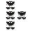 12Pièces Ensemble Barbe En Pour Déguisement 5