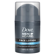 Dove, Men + Care, Face Lotion, Hydrate +, SPF 15, 1.69 fl oz (50 ml)