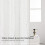 White Thermal Blackout Curtains with Silver Wave Print, 5