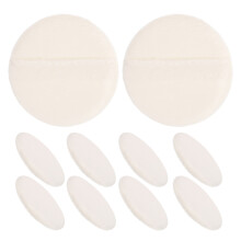 45Pièces Puff Beige Velours Rond Ultra Pour Poudre Bébé