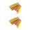 4Pièces Clapper Kuaiban En Bambou Multi Usage Pour Performance Festive 4