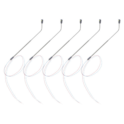 15Pièces Lampadaires Miniatures En Acier Multi Pour De
