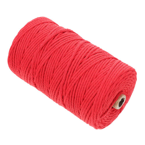 Rote Baumwollkordeln, Handgewebt, DIY Projekte