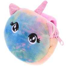 2Stk Rosa Slap Armreifen Mit Münztasche Und Einhorn-Party-Design