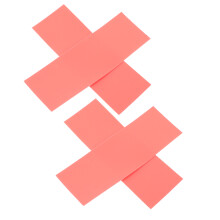 4Stk Rot Leuchtende Fingerboard Grip Tape Für Mini Skateboards