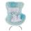 4Pièces Coussin Peluche Siège Vert Clair Clip Décor 1