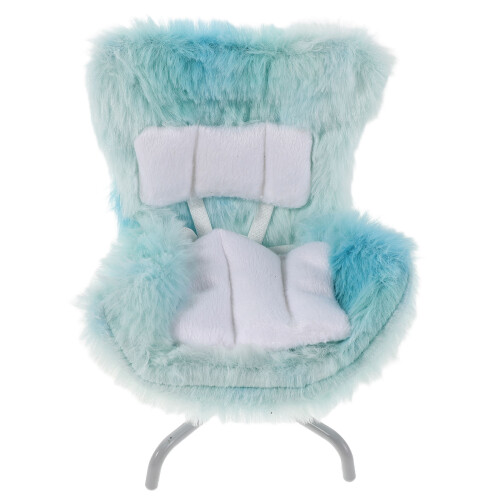 4Pièces Coussin Peluche Siège Vert Clair Clip Décor