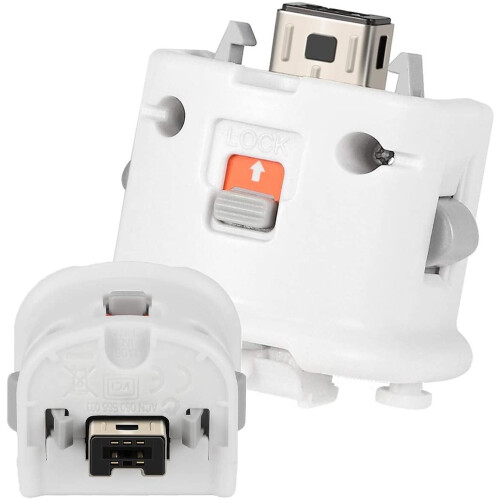 Adaptor Wii Motion Plus Alb, Pachet de 2 1
