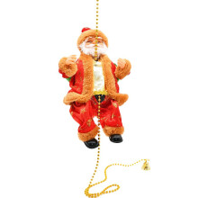 (Yellow) Electric Claus Santa With Music Children Kids Christmas Electric Toy Decor Doll