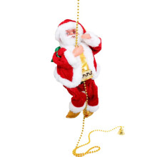 (White) Electric Claus Santa With Music Children Kids Christmas Electric Toy Decor Doll