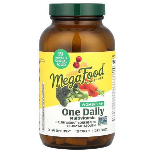 MegaFood, Women's 55+, One Daily Πολυβιταμίνη, 120 Tablets