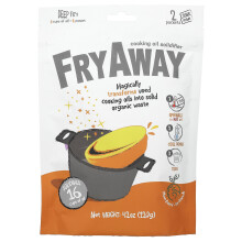 FryAway, Kookolie Solidificator, Diep Frituren, 2 Pakketten, 4.2 oz (120 g)
