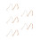 10Pièces Porte-Forme Talons Robuste Rose Gold Pour Présentation 5