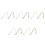 10Pièces Porte-Forme Talons Robuste Rose Gold Pour Présentation 9