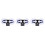 3Ensembles Porte Radar Plastique Pour Pare- Stable 10
