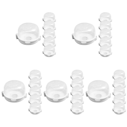 30Pièces Couvre Boutons De Cuisinière Enfants Multicolores Pièce 1