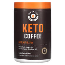 RAPIDFIRE, Keto Kahvi, Hazelnut, Kestollinen, Keskituulinen, 7.93 oz (225 g)