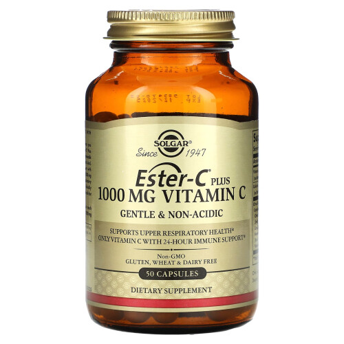 Solgar Solgar, Ester-C Plus, Vitamiini C, 1 000 mg, 50 Kapsulia