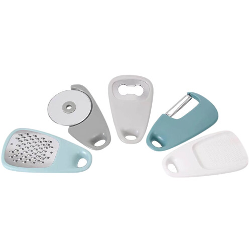 Ensemble d'ustensiles de cuisine en acier ABS 5 pièces 1