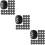 90Pièces Roues DIY Noires Pour Jouets Enfants Assemblage Voitures 11