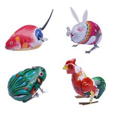 12St Duurzame Ijzeren Wind-Up Speelgoed Dieren Voor Kinderen