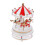 Boîte à musique carrousel en bois blanc 3