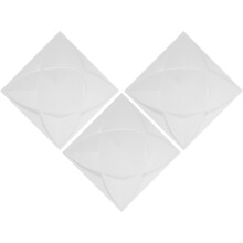 15St Witte PVC 3D Panelen Voor Moderne Interieur Wanddecor En Kantoor