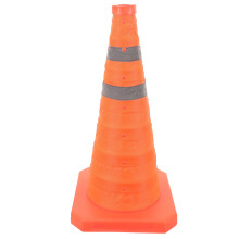 5Pièces Cônes De Circulation Pliables Orange Pour
