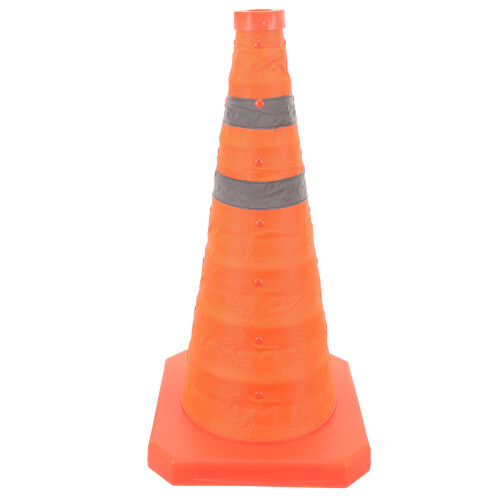 5Pièces Cônes De Circulation Pliables Orange Pour