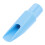 2Pièces Embouchure Saxophone Bleu ABS Tête De Sax 1