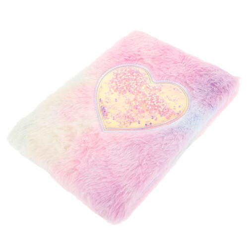 2Pièces Carnets Verrouillables Filles Peluche Pour École 1
