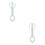 2Pièces Pince Bébé Antidérapante Ciseaux Durable 6
