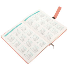 4Pcs Pink Student Planner Notebook with Dividers