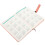 4Pcs Pink Student Planner Notebook with Dividers 1