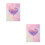 2Pièces Carnets Verrouillables Filles Peluche Pour École 4