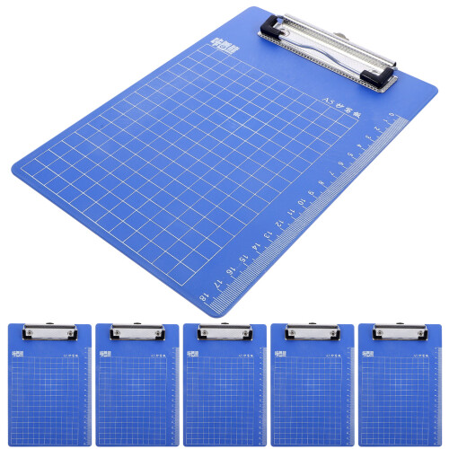 18Pièces Clipboard A5 Résistant Règle
