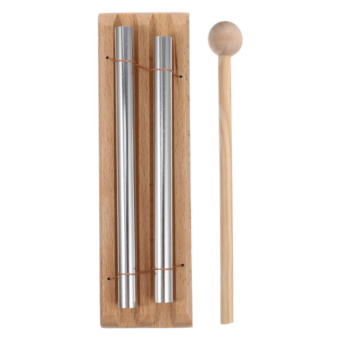 4Pcs Multi Meditation Chimes Wooden Base Music Percussion Instruments