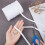White satin bias tape 10mm double-fold 80m 3
