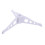 White Plastic Christmas Tree Stand Replacement Stable Support Base Easy Assembly 1 Set 5