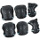 3Ensembles Protections Robustes Noires Pour Cyclisme Skateboard Mains 1
