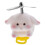 4Pcs Mountain Bike Handlebar White Rabbit Propeller Accessories 1