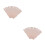 2Pièces Accessoires Bois Beige Ondulés Pour Glaces Manuelles 6