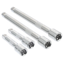 8Pièces Barres De Liaison Clé À Cliquet Acier Chrome-Vanadium Argenté