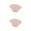 2Pièces Accessoires Bois Beige Ondulés Pour Glaces Manuelles 8