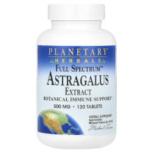 Planetary Herbals, Plný Spektrum Astragalus Extrakt, 120 Tabletiek