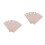 2Pièces Accessoires Bois Beige Ondulés Pour Glaces Manuelles 10