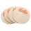 4Pièces Bébé En Bois Orange Rond Décor 1