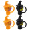 8Pièces Chapeaux Pailles Silicone Réutilisables Décorations Halloween 1