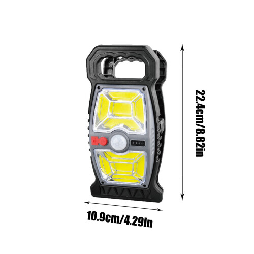 Solcellelampe med bevægelsessensor, 3 tilstande, IP65 2