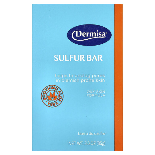 Dermisa, Σουλφούρης Bar Soap, For Oily Skin, 3 oz (85 g)